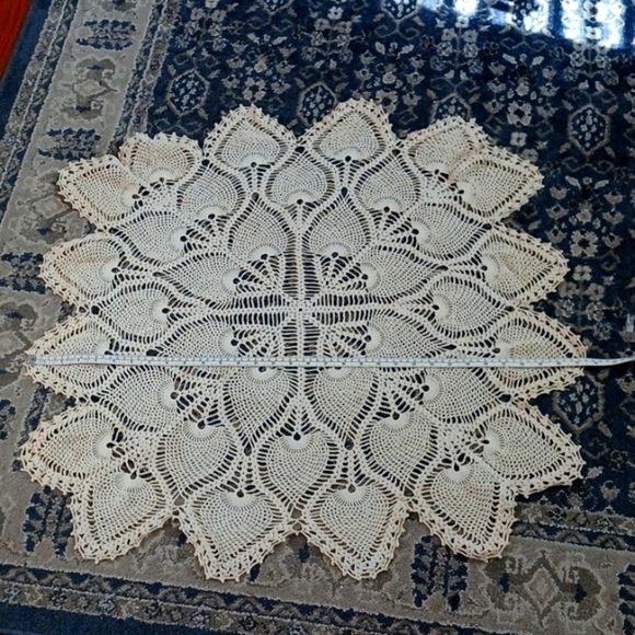 COTTON CROCHETED DOILY - Picture 4 of 5
